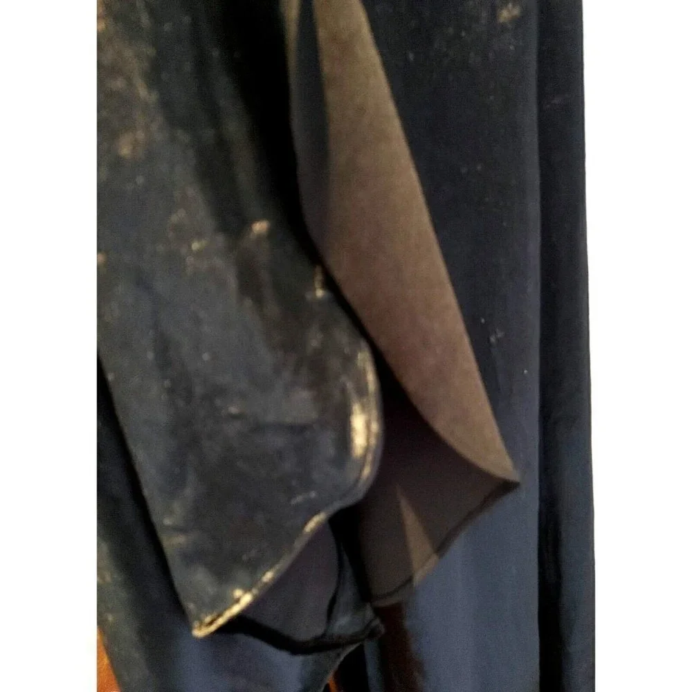 NWT Haute Hippie Black Velvet Maxi Evening Dress Spaghetti Straps Size 8 - Picture 13 of 13